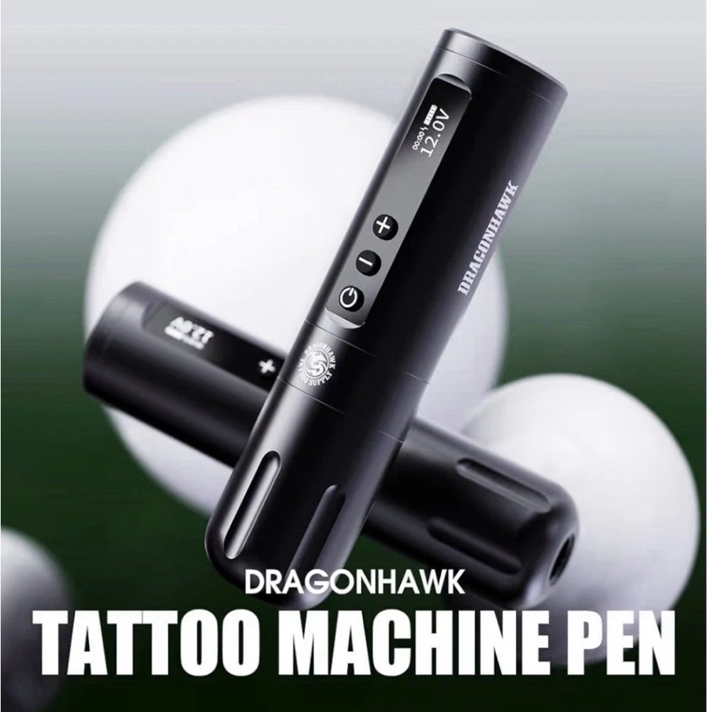 Pro Wireless Tattoo Gun Kit L2 Tattoo Machine Pen 5000mAh Battery Power Suppl... - Picture 4 of 10